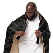 Baba Yaga Night Reaper CAMO Sherpa Blanket