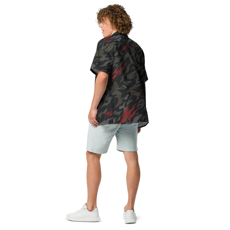 Baba Yaga Night Reaper CAMO Unisex Short-Sleeve Button Shirt - Button-Up