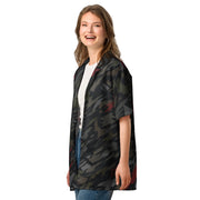 Baba Yaga Night Reaper CAMO Unisex Short-Sleeve Button Shirt - Button-Up
