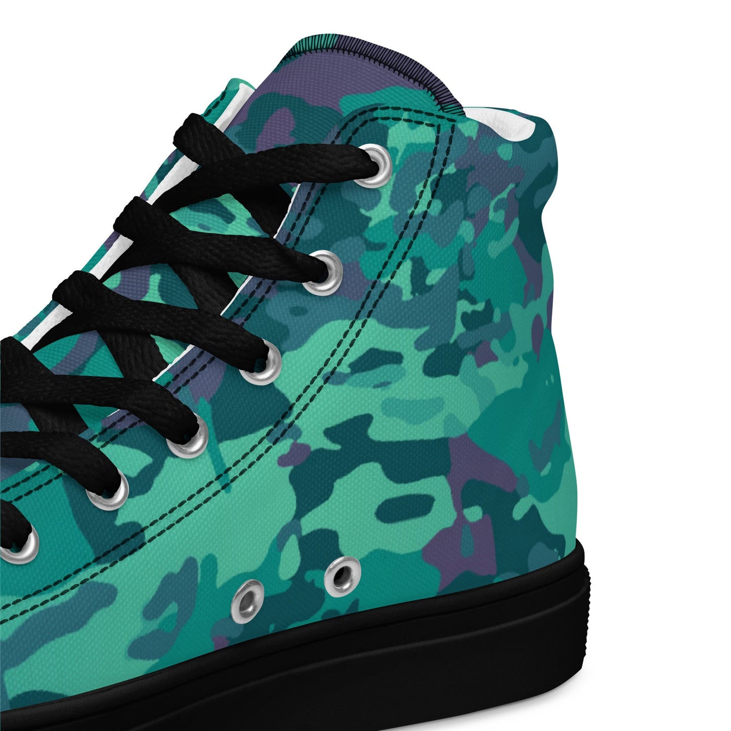 Baja Blast CAMO Mens High-Top Canvas Shoes