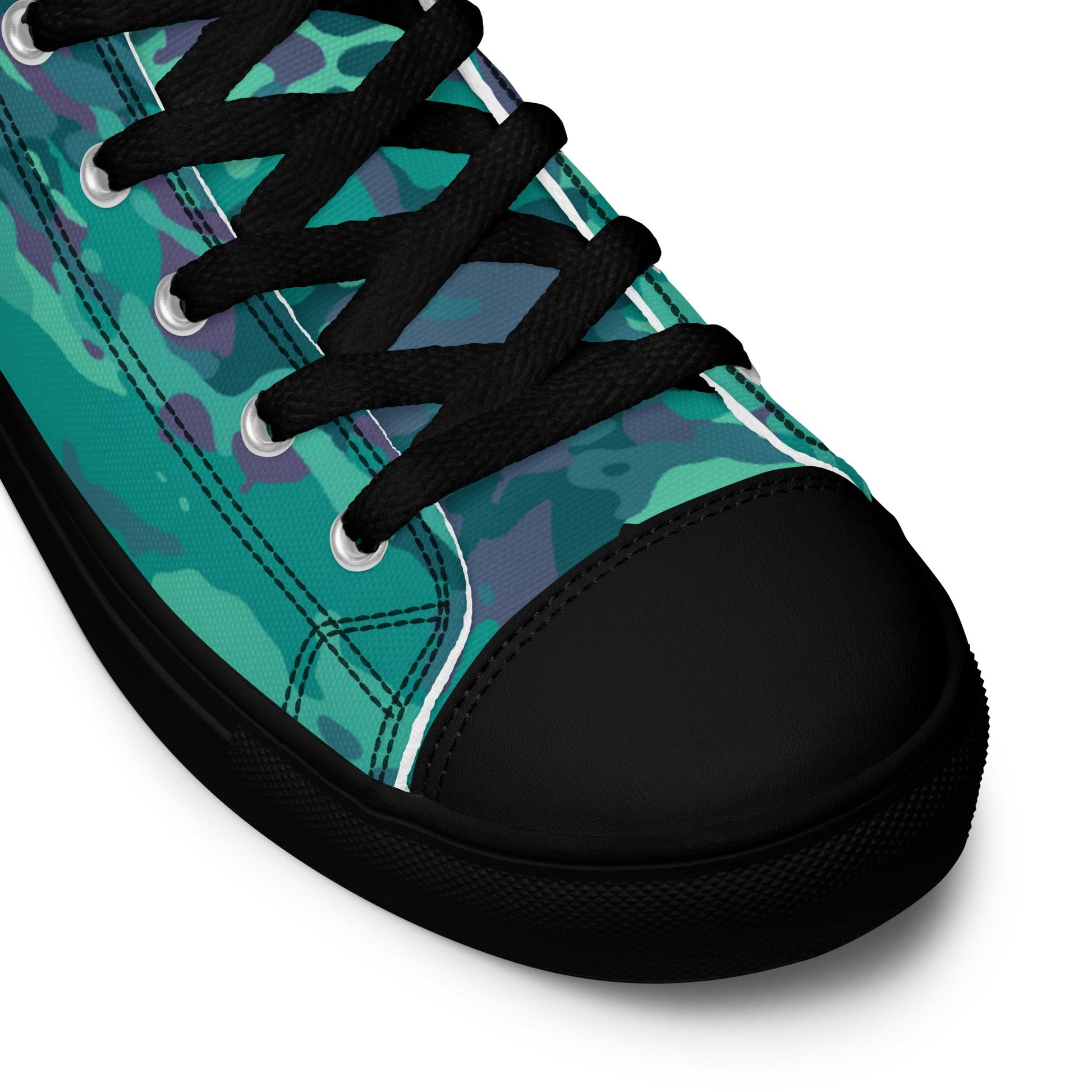 Baja Blast CAMO Mens High-Top Canvas Shoes
