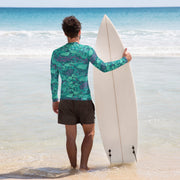 Baja Blast CAMO Mens Long-sleeve Rash Guard