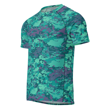 Baja Blast CAMO Mens Short-Sleeve Rash Guard - Short-sleeve Guards