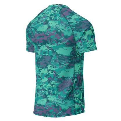Baja Blast CAMO Mens Short-Sleeve Rash Guard - Short-sleeve Guards