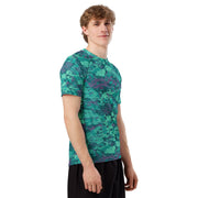 Baja Blast CAMO Mens Short-Sleeve Rash Guard - SS