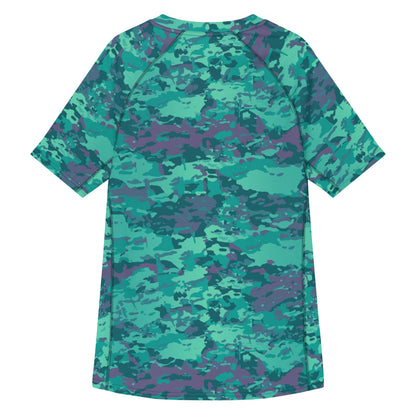 Baja Blast CAMO Mens Short-Sleeve Rash Guard - Short-sleeve Guards