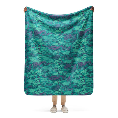 Baja Blast CAMO Sherpa blanket - 50″×60″ - Blanket