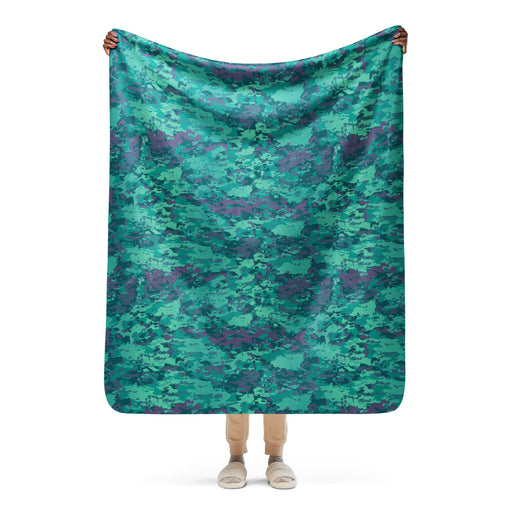 Baja Blast CAMO Sherpa Blanket - 50″×60″