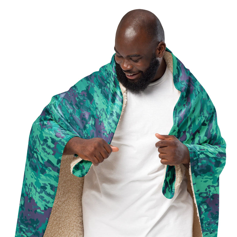 Baja Blast CAMO Sherpa Blanket