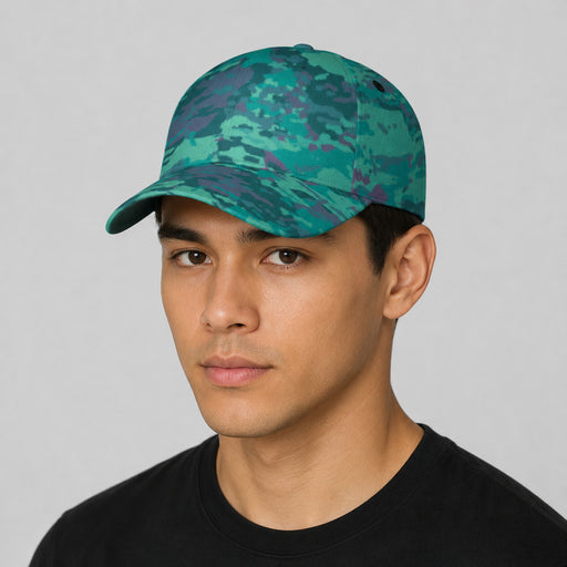 Baja Blast CAMO Snapback Ball Cap - U / White - Head