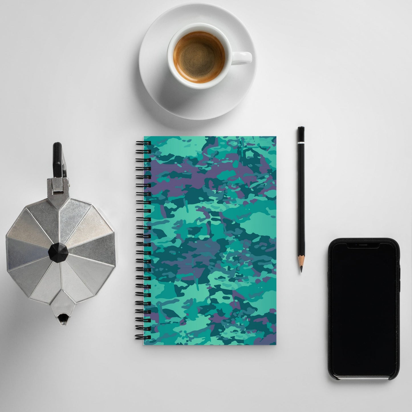 Baja Blast CAMO Spiral notebook - Notebooks