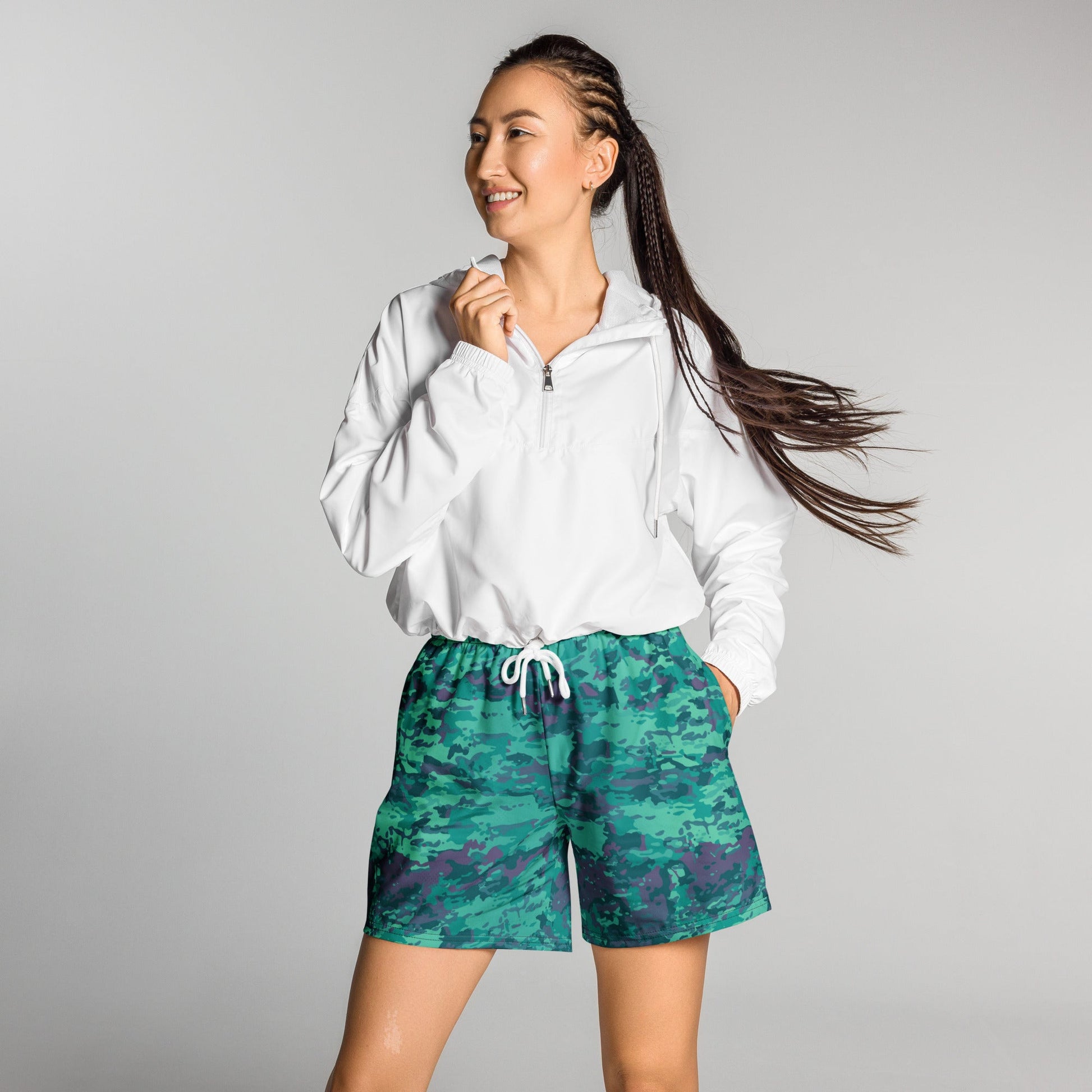 Baja Blast CAMO Unisex Athletic Long Shorts