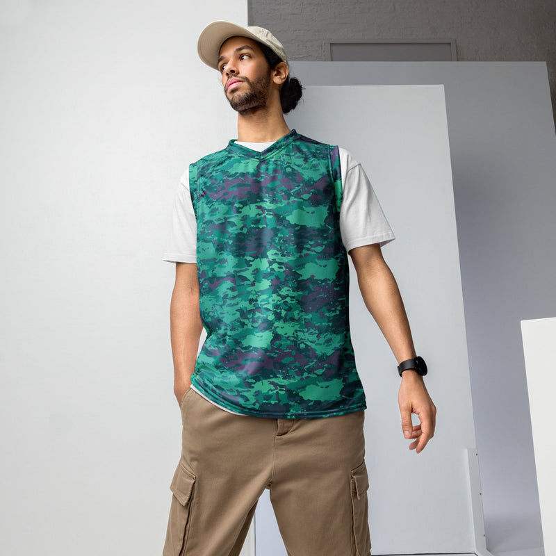 Baja Blast CAMO Unisex Basketball Jersey - 2XS