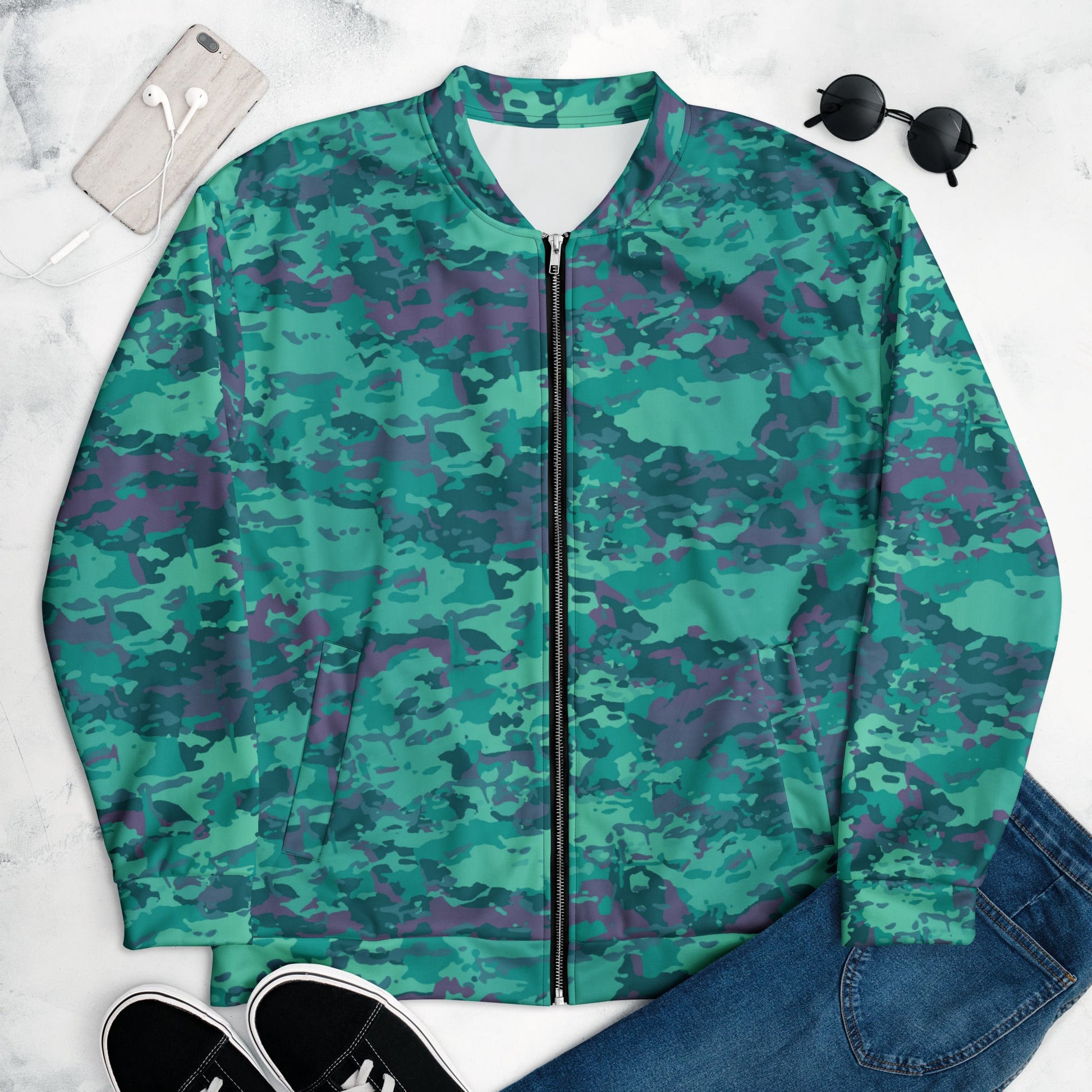 Baja Blast CAMO Unisex Bomber Jacket