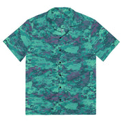 Baja Blast CAMO Unisex Short-Sleeve Button Shirt - 2XS - Button-Up