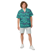 Baja Blast CAMO Unisex Short-Sleeve Button Shirt - Button-Up