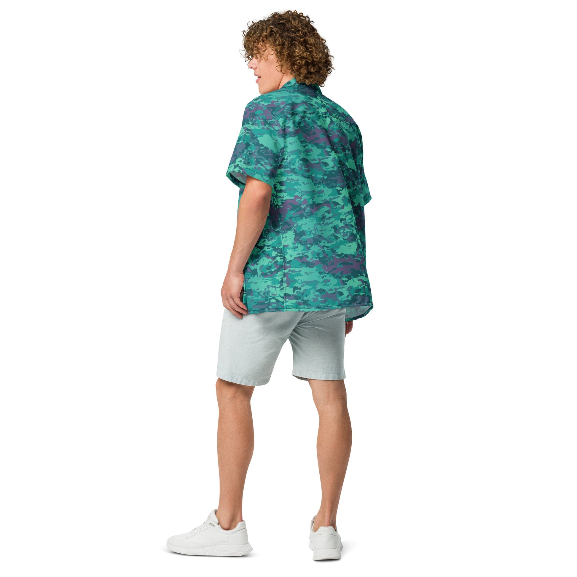 Baja Blast CAMO Unisex button shirt - Button Shirts