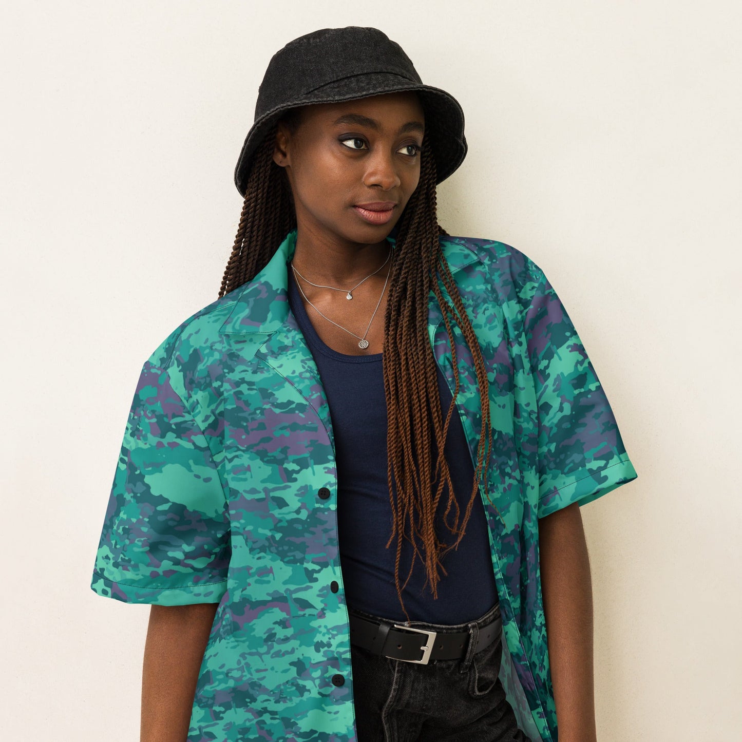 Baja Blast CAMO Unisex button shirt - Button Shirts