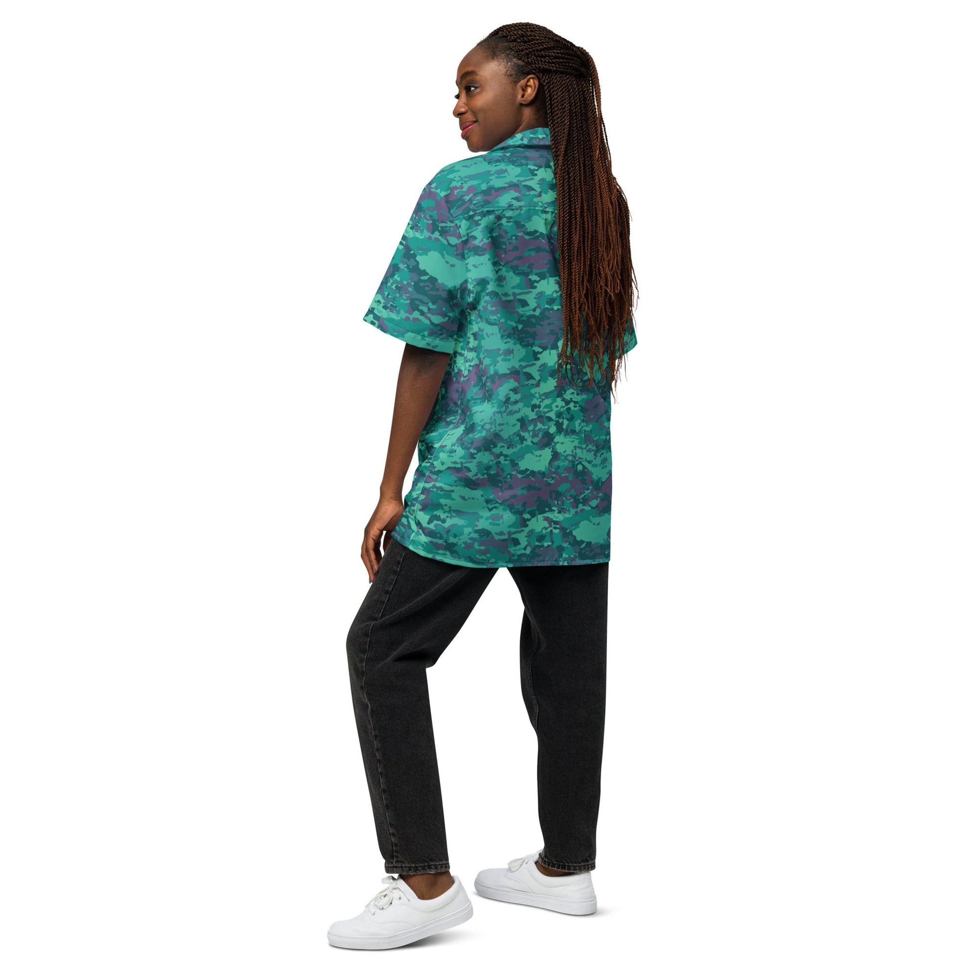 Baja Blast CAMO Unisex button shirt - Button Shirts