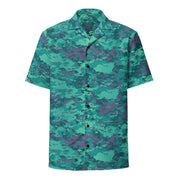 Baja Blast CAMO Unisex Short-Sleeve Button Shirt - Button-Up
