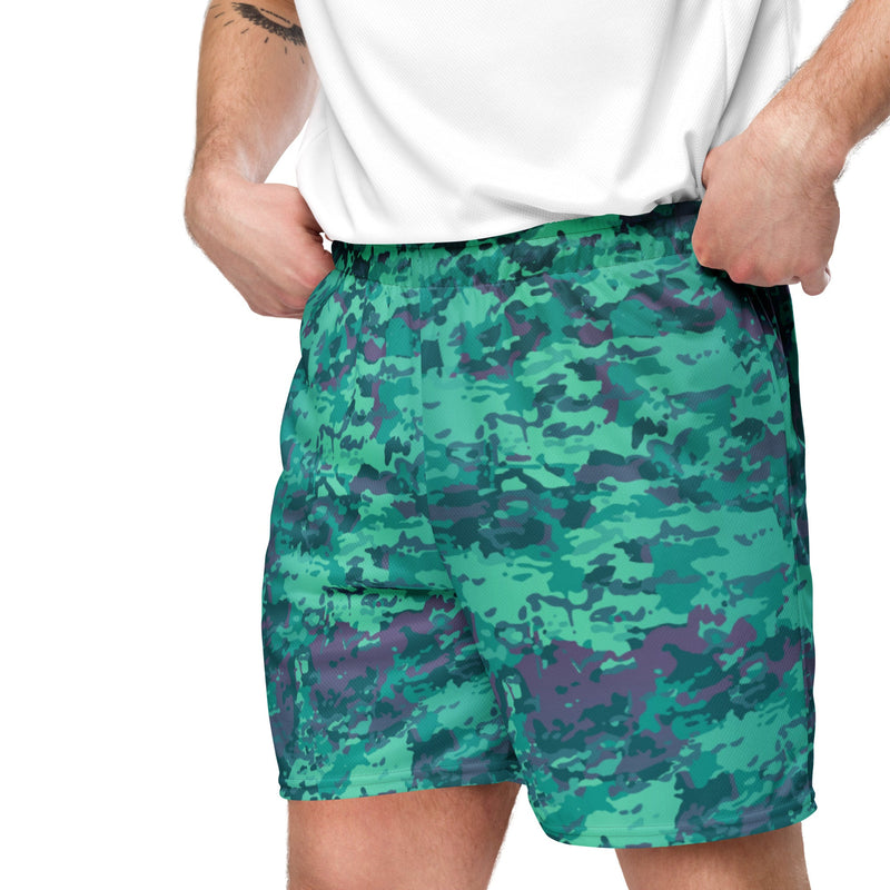 Baja Blast CAMO Unisex Mesh Shorts