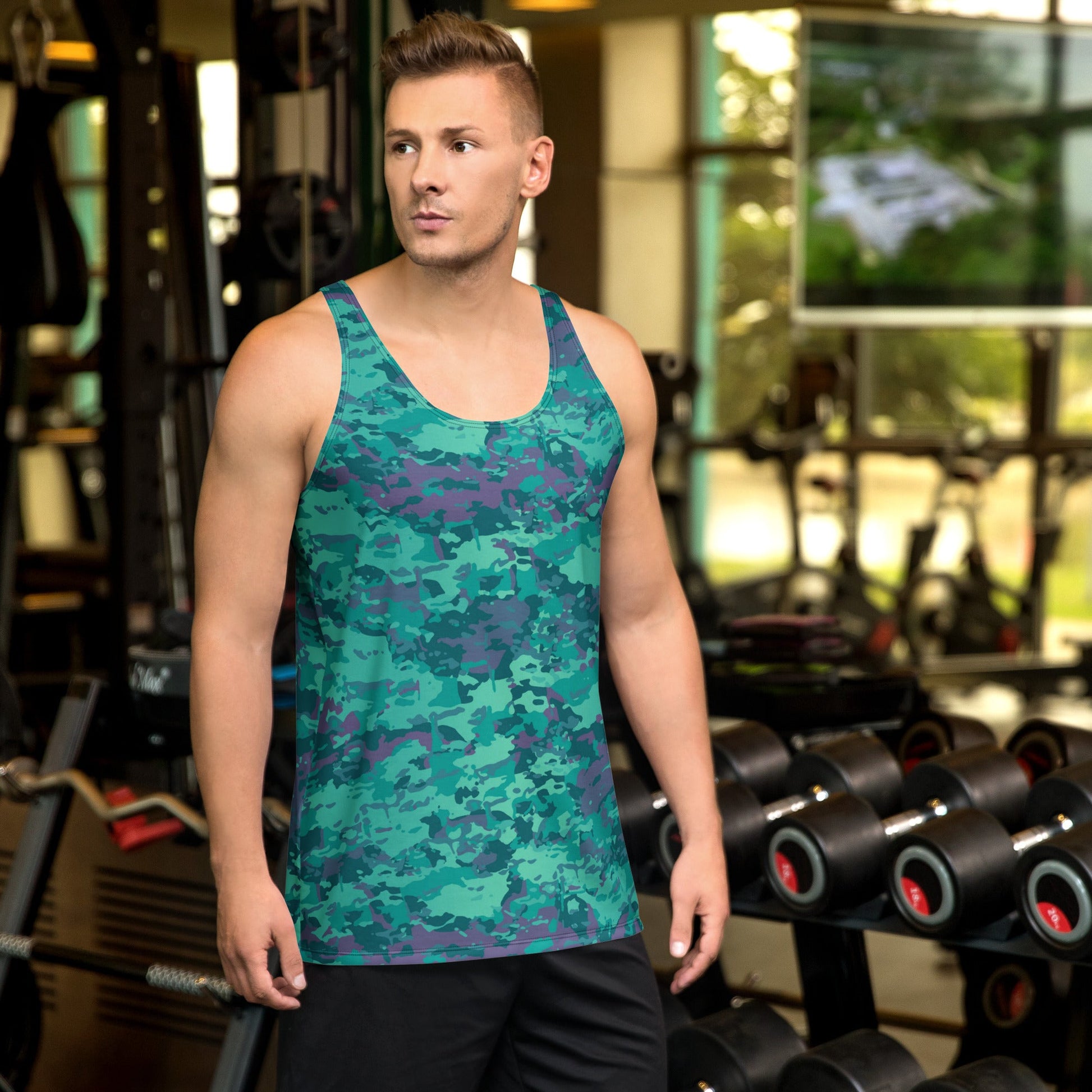 Baja Blast CAMO Unisex Tank Top - XS - Tops