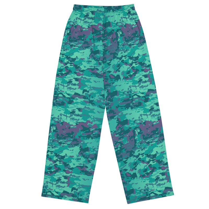 Baja Blast CAMO Unisex Wide-Leg Leisure Pants