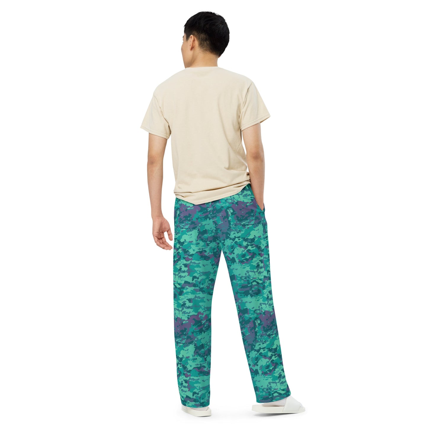 Baja Blast CAMO unisex wide-leg pants - Wide-leg Pants