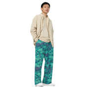 Baja Blast CAMO Unisex Wide-Leg Leisure Pants