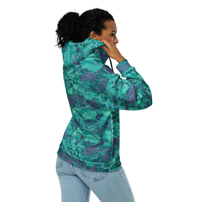 Baja Blast CAMO Unisex Zip Hoodie