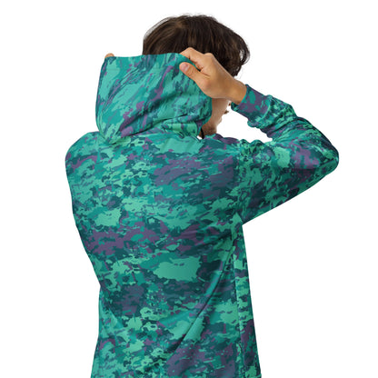Baja Blast CAMO Unisex Zip Hoodie