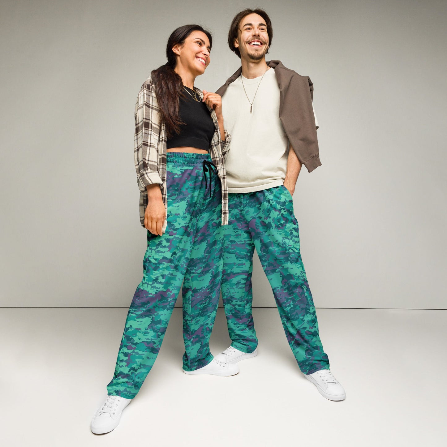 Baja Blast CAMO Unisex Wide-Leg Joggers - 2XS