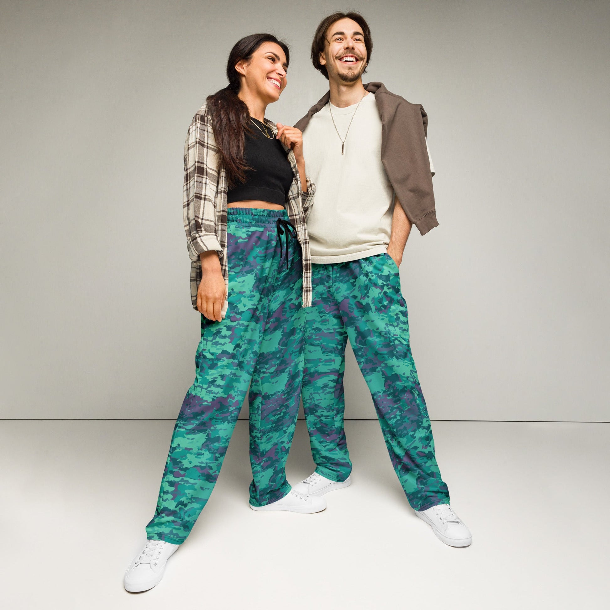 Baja Blast CAMO Unisex Wide-Leg Joggers - 2XS