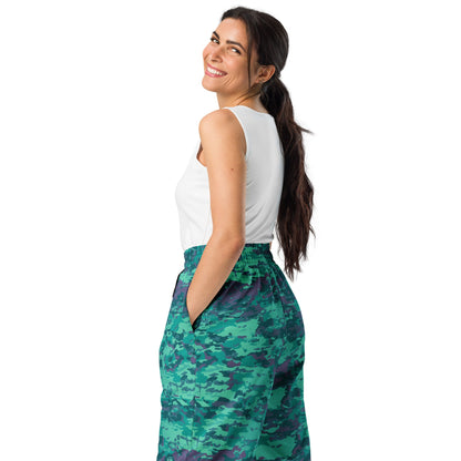 Baja Blast CAMO Unisex Wide-Leg Joggers