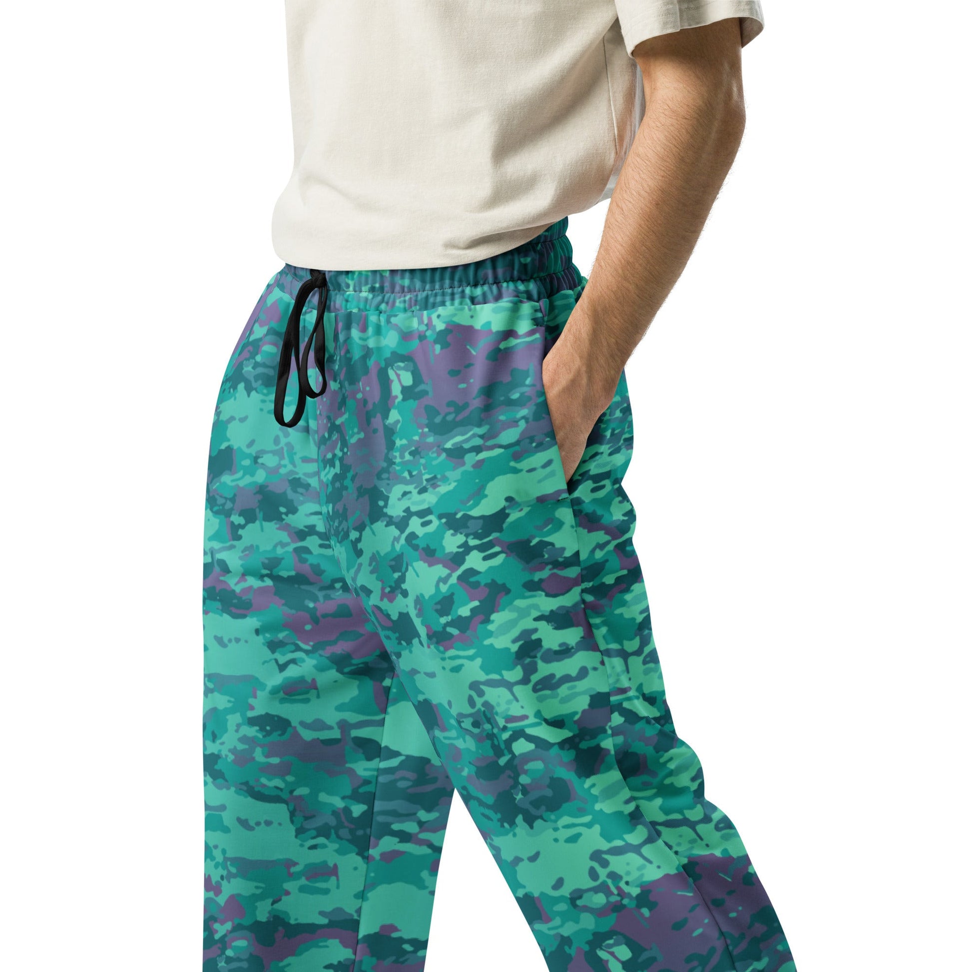 Baja Blast CAMO Unisex Wide-Leg Joggers