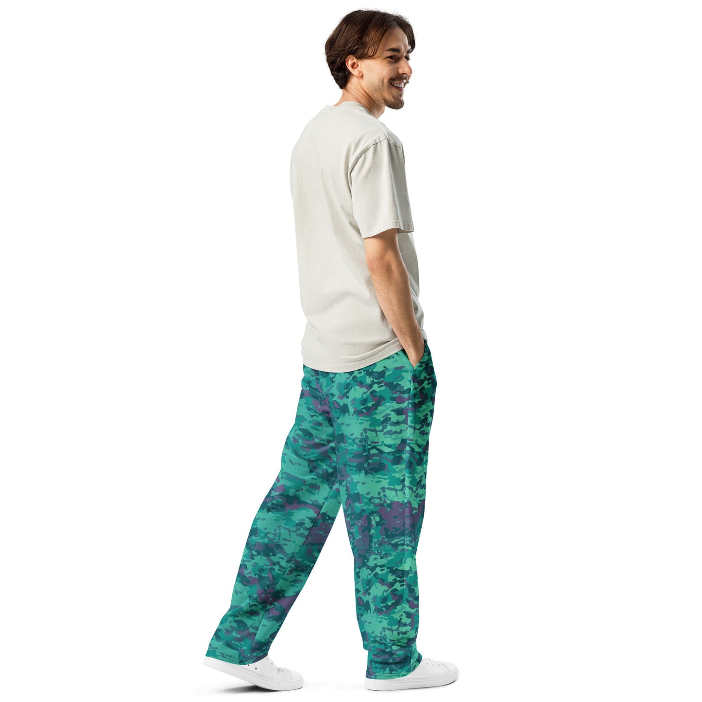 Baja Blast CAMO Unisex Wide-Leg Joggers