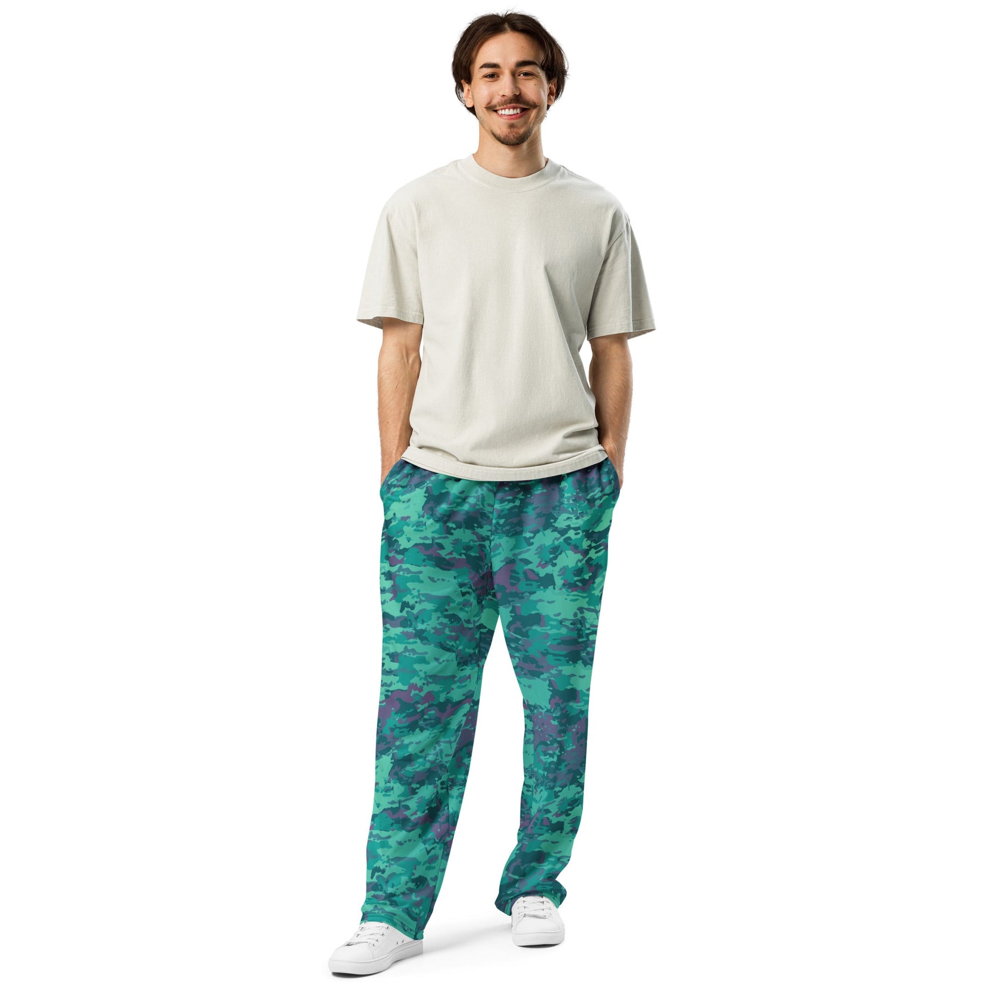 Baja Blast CAMO Unisex Wide-Leg Joggers