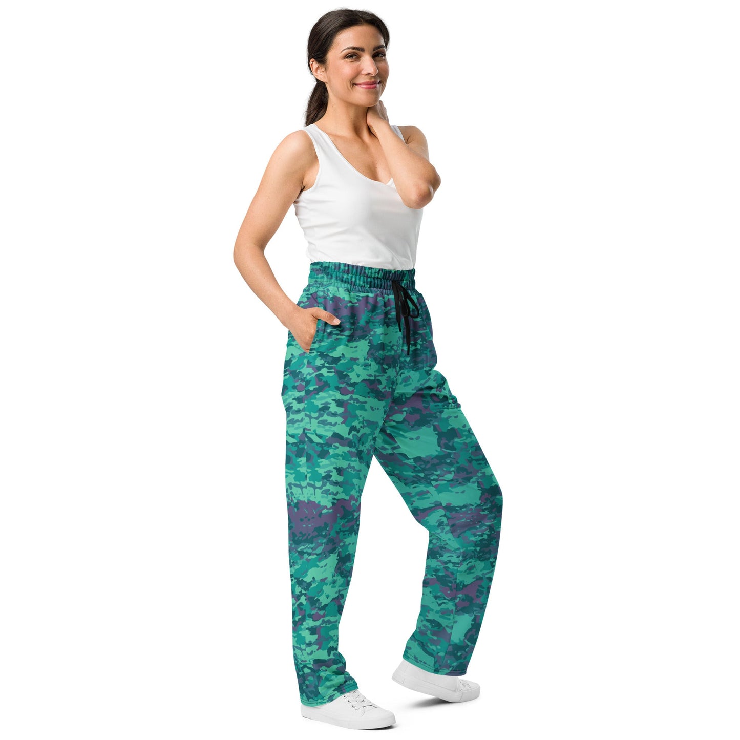 Baja Blast CAMO Unisex Wide-Leg Joggers