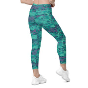 Baja Blast CAMO Womens Leggings with Pockets - Women