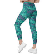 Baja Blast CAMO Womens Leggings with Pockets - Women
