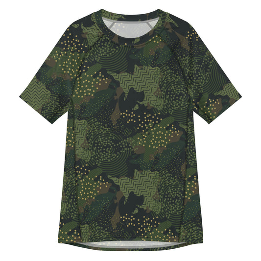 Barracuda Recon CAMO Mens Short-Sleeve Rash Guard - 2XS - Short-sleeve Guards