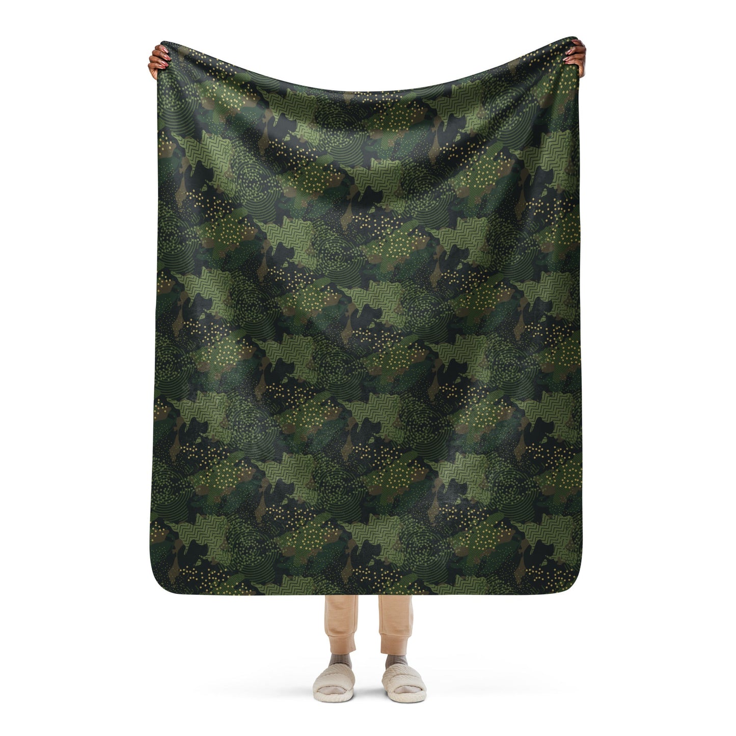 Barracuda Recon CAMO Sherpa Blanket - 50″×60″