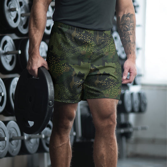 Barracuda Recon CAMO Unisex Athletic Long Shorts - 2XS