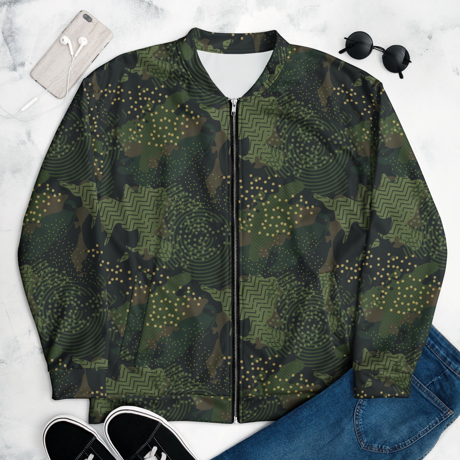 Barracuda Recon CAMO Unisex Bomber Jacket - Jackets
