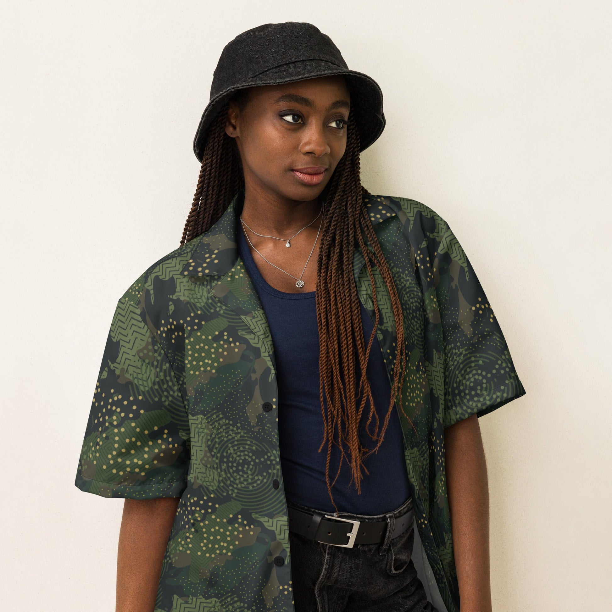 Barracuda Recon CAMO Unisex button shirt - Button Shirts