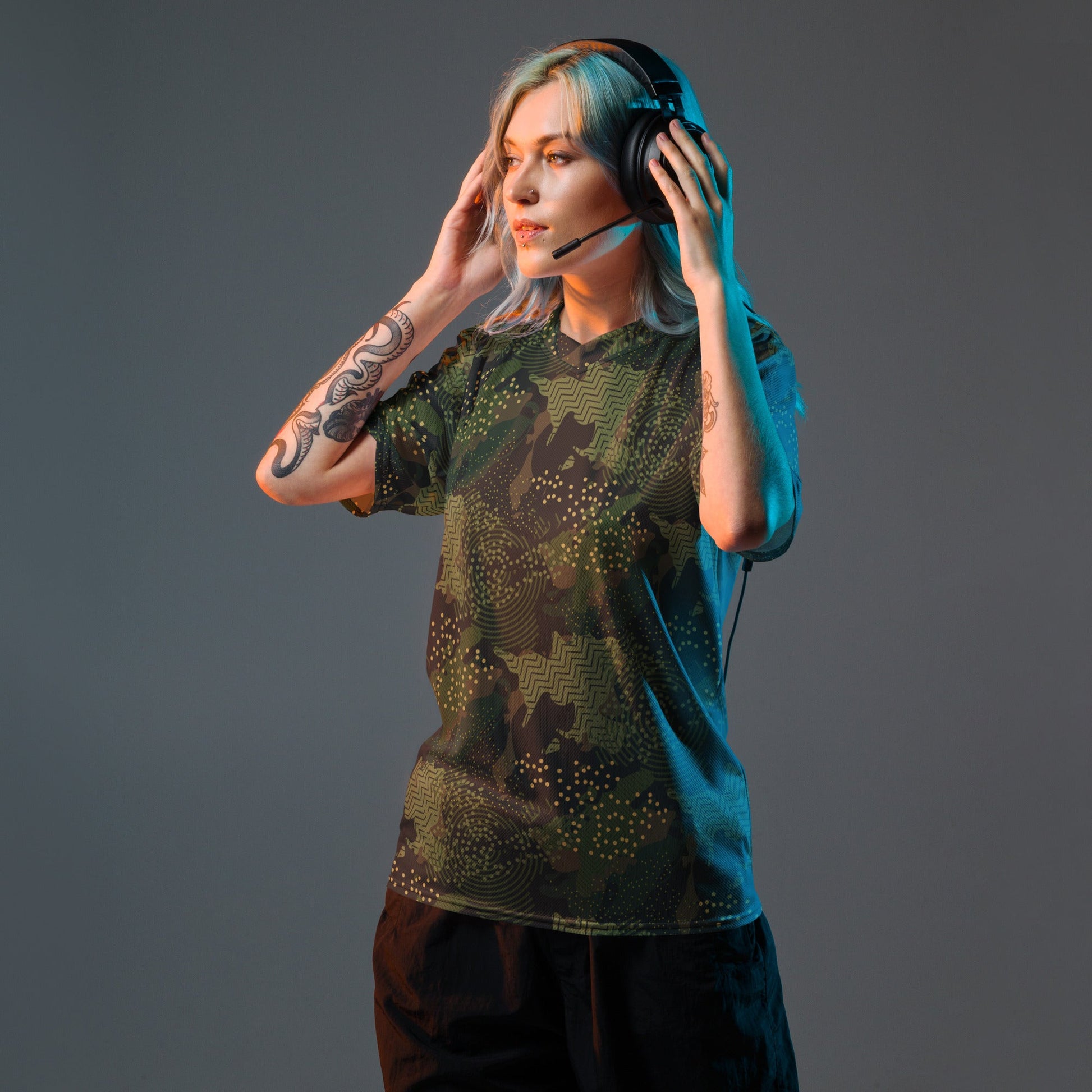 Barracuda Recon CAMO unisex sports jersey - Sports Jerseys