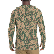 Barvikha Desert Russian CAMO Mens Sunscreen Sports Hoodie With Thumb Holes