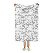 Barvikha Snow Russian CAMO Sherpa Blanket - 37″×57″