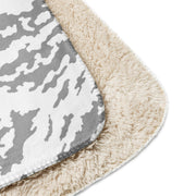 Barvikha Snow Russian CAMO Sherpa Blanket