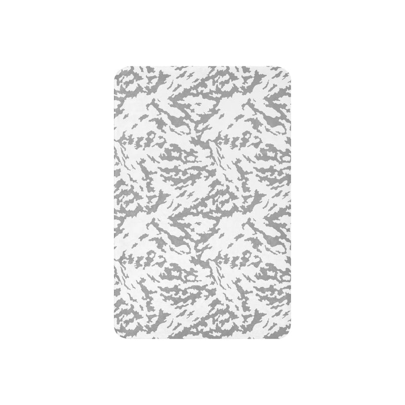 Barvikha Snow Russian CAMO Sherpa Blanket